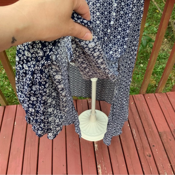 Lulu’s Catch the Sun Navy Blue Off Shoulder Maxi Dress - Picture 11 of 14